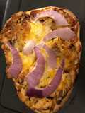 Chicken BBQ Naan Pizza