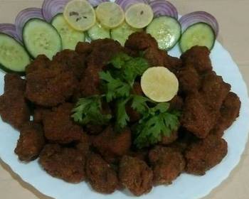 Ready to Serve Crispy Fried Mutton Boti Delicious