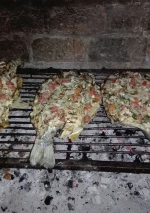 Una foto de Pati y Boga a la parrila