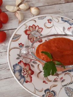 Una foto de Tomate frito casero