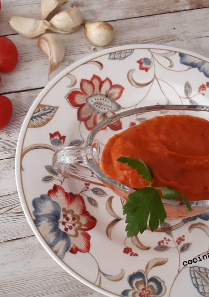 Una foto de Tomate frito casero