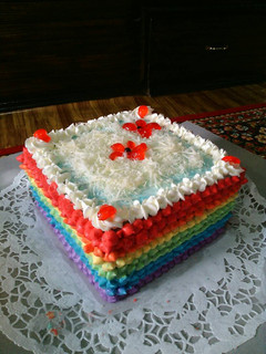 Foto resep Rainbow Cake Kukus