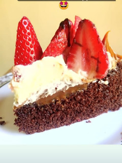Una foto de Torta húmeda de chocolate