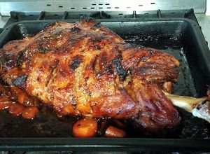 Una foto de Pulled pork / Cerdo Braseado