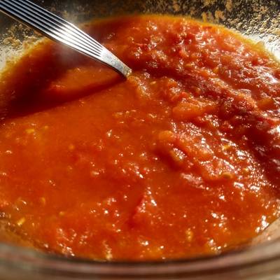 Puré de tomate casero (con tomate natural) Receta de Antonella Grispi  Gonzáles- Cookpad