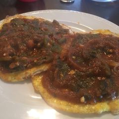 Huevos Rancheros w/tortilla A picture of Huevos Rancheros w/tortilla.