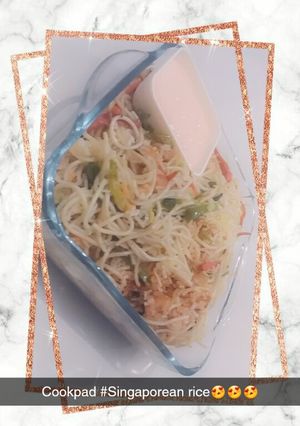 A picture of Singaporean rice 😍.