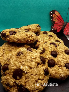 Una foto de Galletas de avena y mango (saludables)