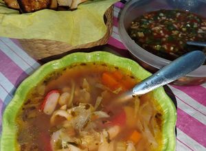Una foto de Sopa Marinera