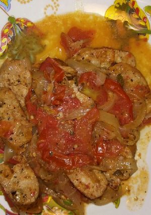 Una foto de Salchicha de pollo a la Mexicana