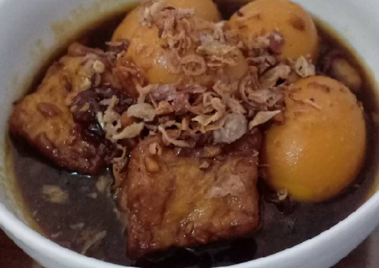 Semur telor tahu