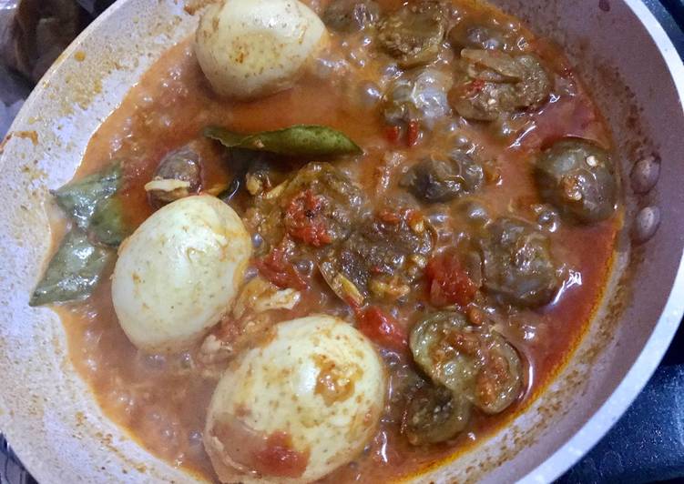 Balado Telur Terong