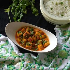 A picture of Matar Paneer (zero oil).