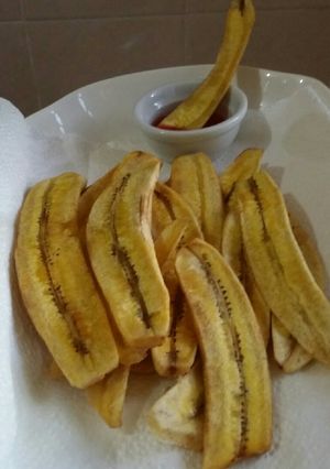 A picture of Crispy plantains.