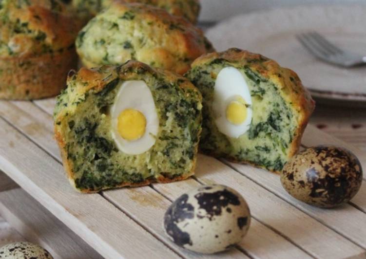 How to Make Veloce Tortini salati con spinaci e uova di quaglia