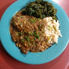 A picture of Cubed Steak & Gravy.