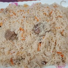 A picture of Beef afghani pulao(kabuli pulao).