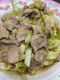 รูปของ หมูผัดกะหล่ำปลี