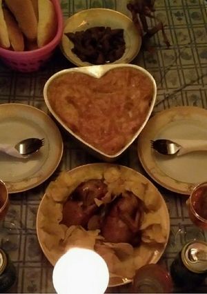 صورة لوصفة المعكرونه بالبشاميل 😋 وفكره عشاء رومانسي 😍😍😘