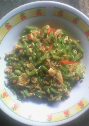 Foto resep Telur+kacang panjang ala aku