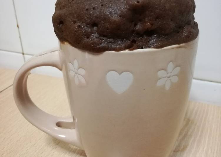 Mug cake de cerveza negra y chocolate
