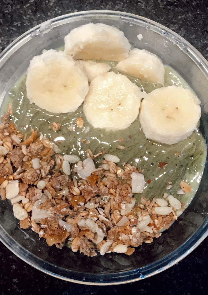 Una foto de Smoothie bowl de plátano