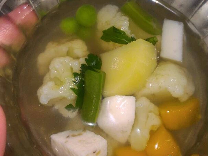 Langkah Gampang Menyiapkan Resep Sup warna warni Mudah yang Enak Banget Anti Ribet, Menggugah Selera