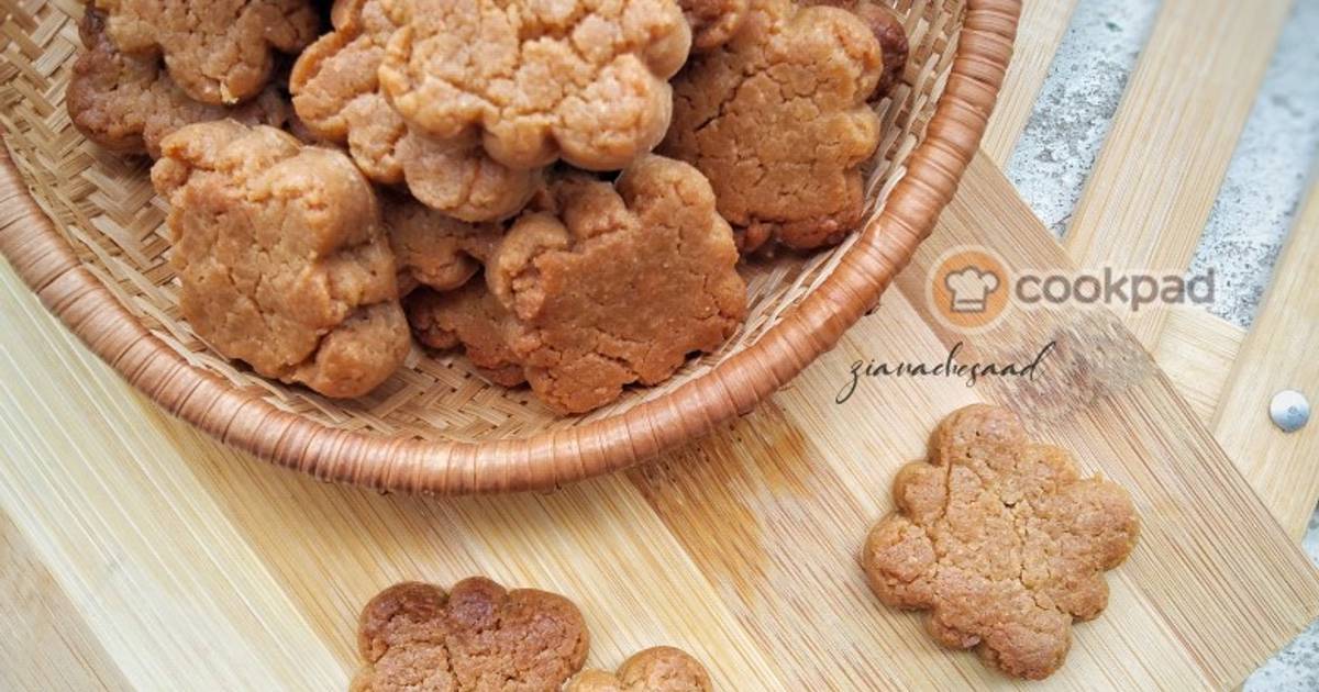 Resipi Biskut peanut butter 3 bahan oleh Ziana Chesaad Cookpad