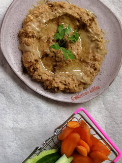 صورة لوصفة فول بالطحينه