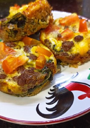 Foto resep Spinach Quiche (Muffin Bayam)