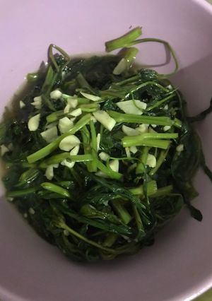 Foto resep Cah kangkung simple