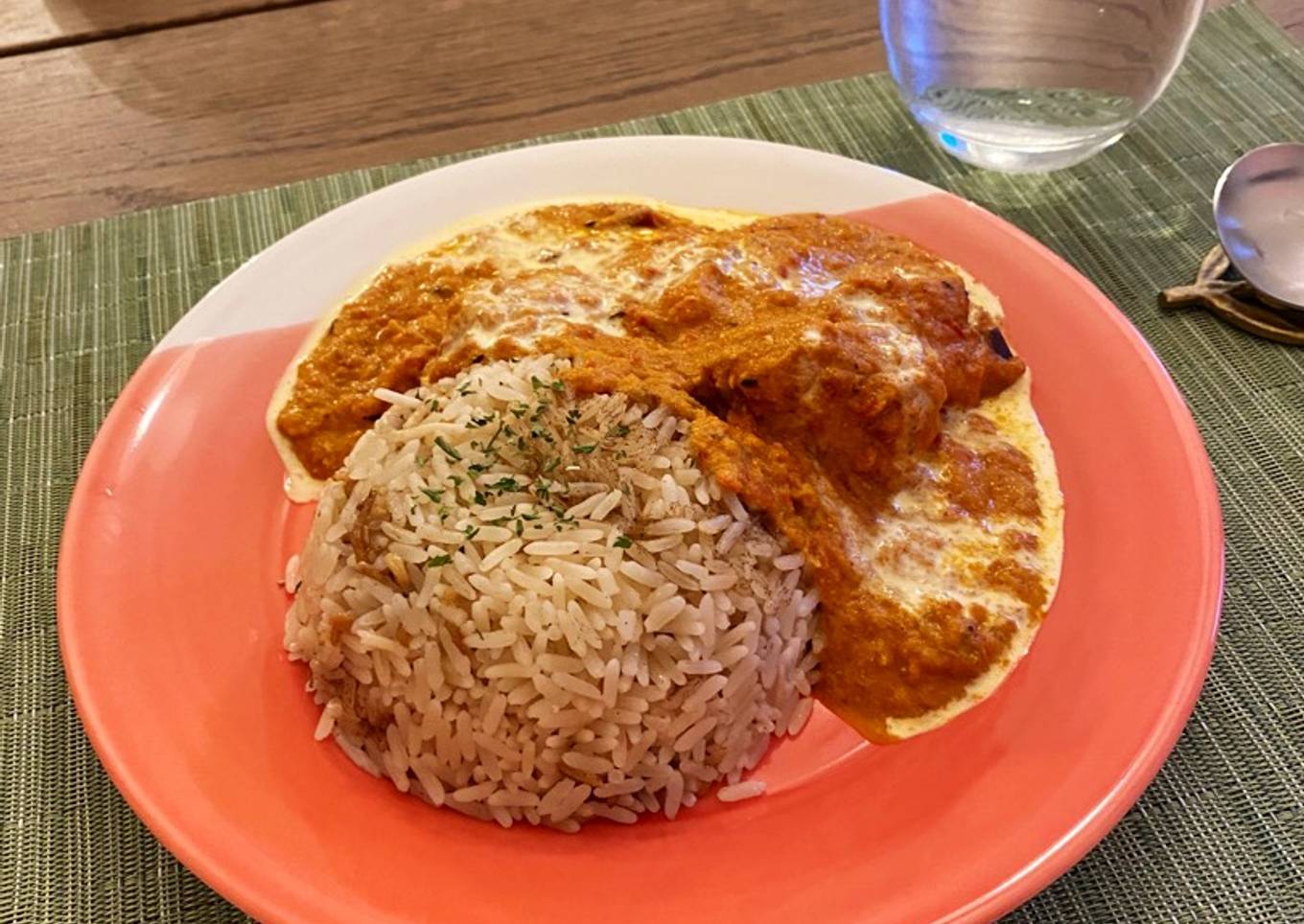 Rich and creamy butter chicken curry