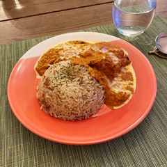 Rich and creamy butter chicken curry A picture of Rich and creamy butter chicken curry.
