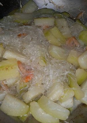 Foto resep Labu tumis udang kering bihun