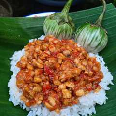 A picture of Sambel Tempe.