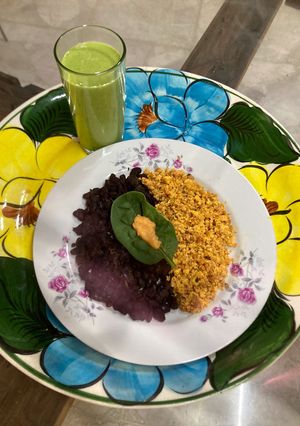 Una foto de Huevos con chorizo