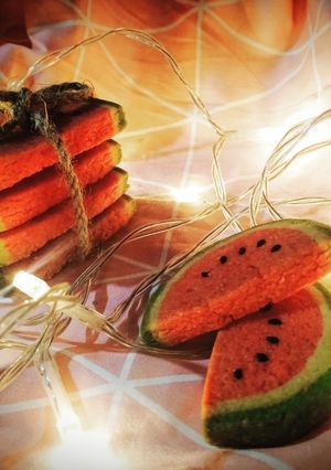 Hình của món Bánh quy dưa hấu.