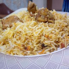 A picture of Chicken Biryani.
