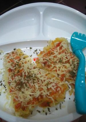 Foto resep Pizza Nasi (1y+)