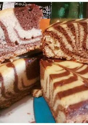 Una foto de Torta cebra