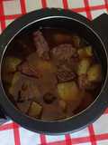 Carne de panela com batata