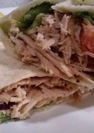 A picture of Cuban Pork Wraps.