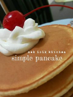 Foto resep Simple pancake