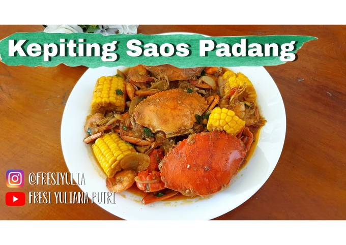 Resep Kepiting Saos Padang ala Resto Paling Enak, Fix! No Debat!