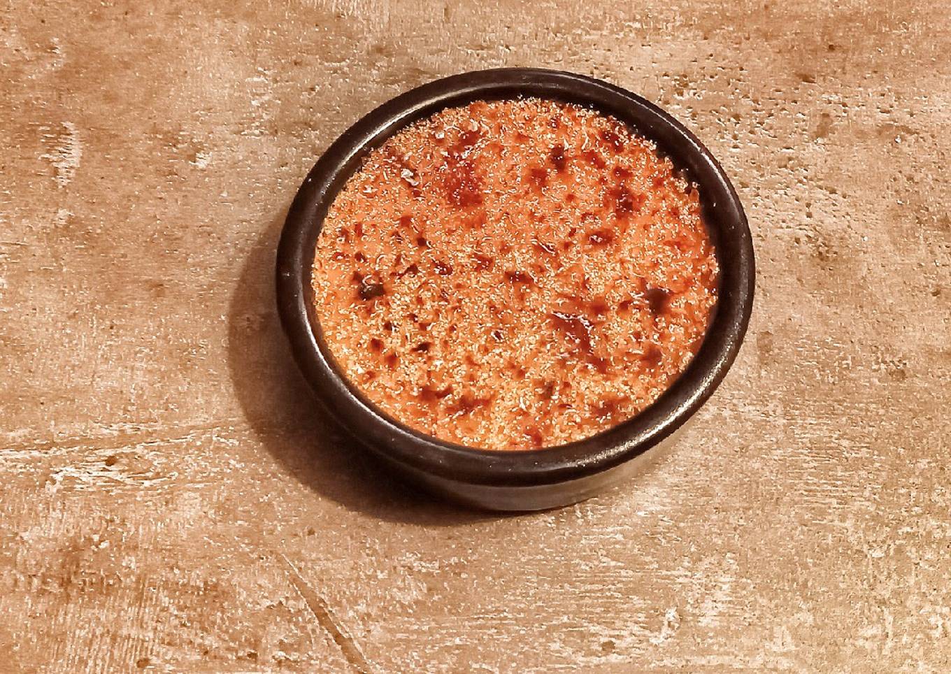 Crème brûlée au carambar