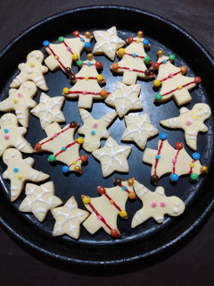 Una foto de Galletitas navideñas