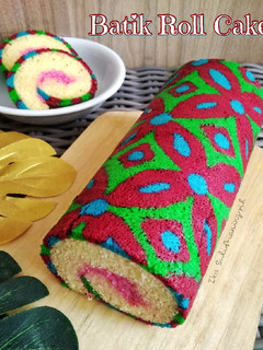 Foto resep Batik roll cake