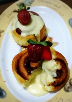 Foto resep Banana cinnamon roll