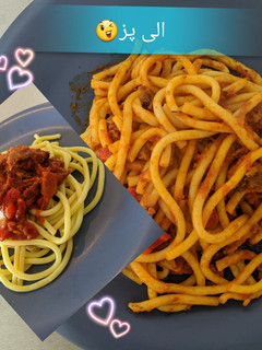 عکسی از دستور ماکارانی🍝 با هویج🥕