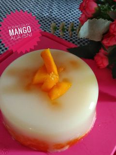 Foto resep Puding silky mango